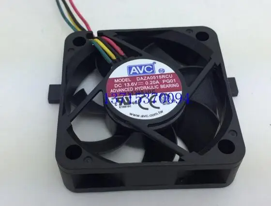 AVC waterproof fan 5CM 5015 refrigerator fan 13.5V DAZA0515RCU fan