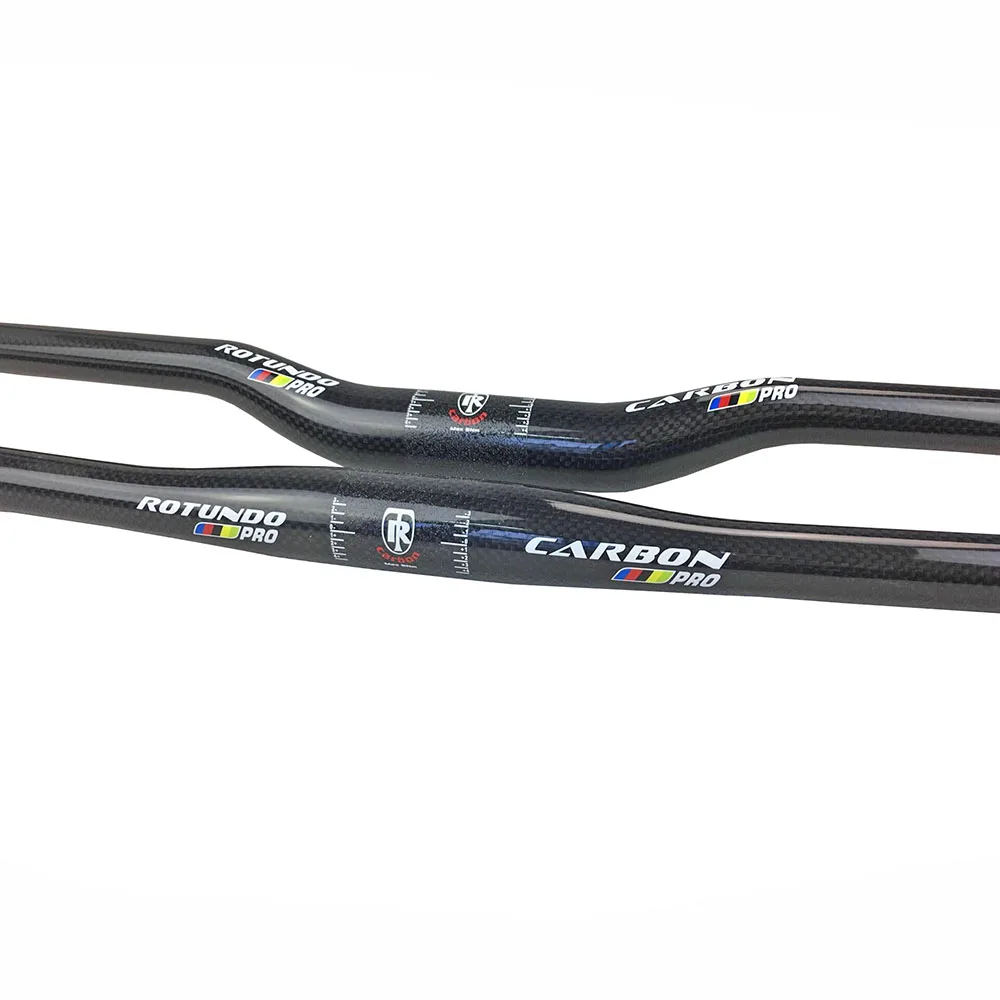 Cycling Bicycle Parts Bicycle Handlebar carbon mtb bars 31.8*600-740mm mountain bike flat riser