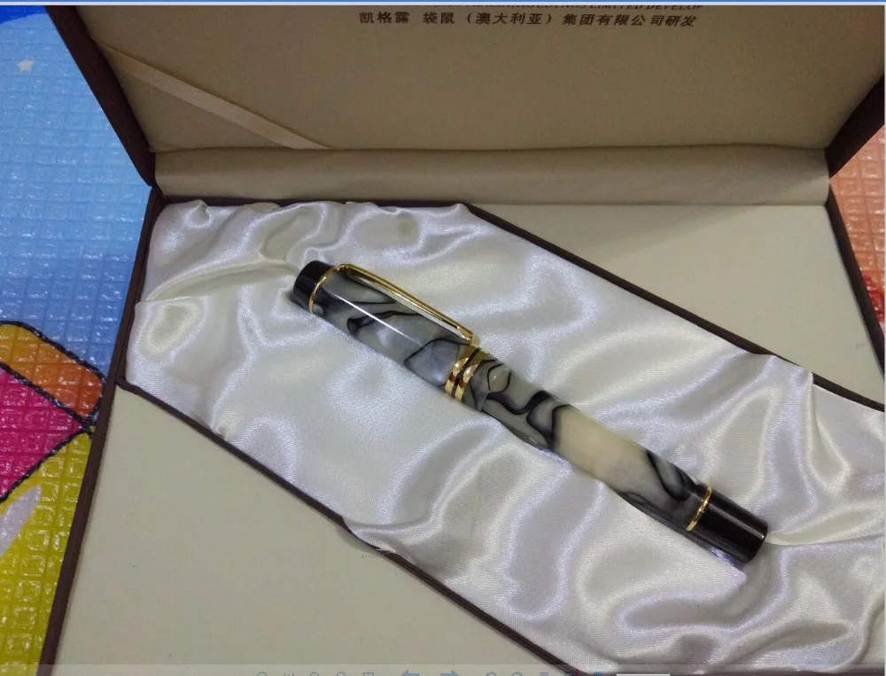 Kangaroo pen celluloid 0.7MM top DUOFOLD Unique design acrylic fountain Pen and original box shipping