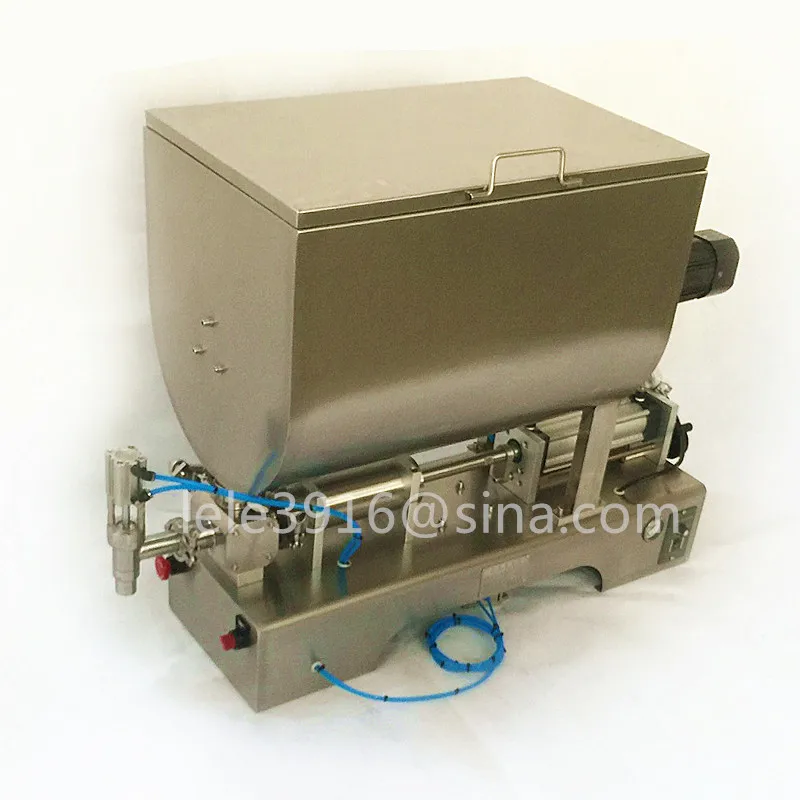 G1WGD500 Fully Pneumatic Semi-automatic Paste  and Liquid filling machine,Chilli Sauce  Piston Paste Filling Machine (15-150ml)