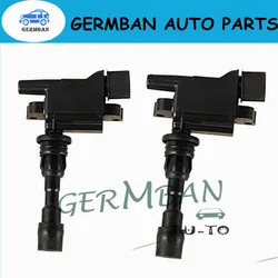 2PCS Ignition Coil For MAZDA 323 VI BJ 1.6L L4 Miata 1.8L 8530378 8010674 10674 M536A07 CU1443 Part No#ZZY1-18-100   ZL01-18-100