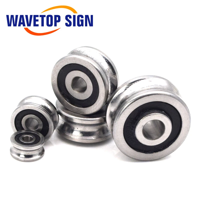 WaveTopSign 5Pcs U Deep Groove Ball Bearings SG10 SG15 SG20 SG25 Double Row Miniature Pulley Steel Transmission Eccentric Wheel