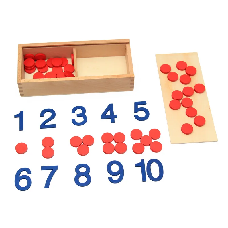 Baby Toys Montessori Counters and Digital Wood Kids Learning Math Toys Odd And Even Numbers Kindergarten Education Toys