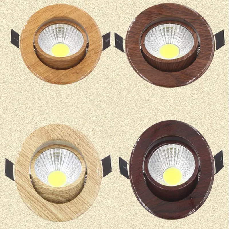 3W 5W 7W 9W Dimmable COB LED Embeded Downlights Spot Light AC85V-265V Recessed Ceiling Lamp