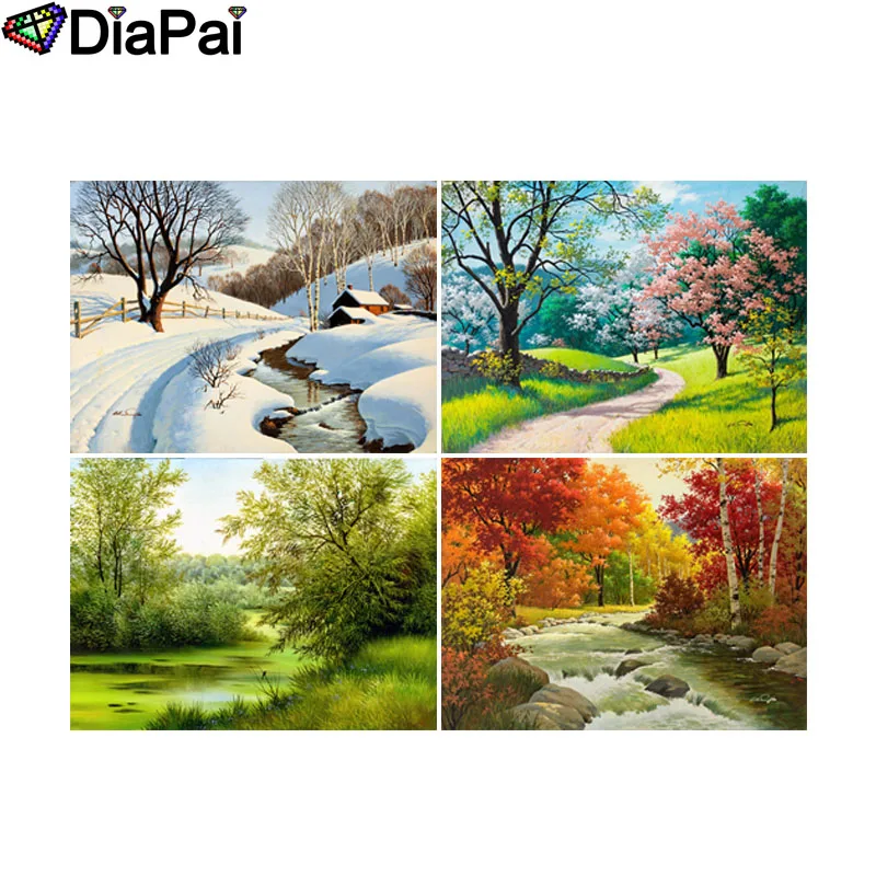 DIAPAI 100% Full Square/Round Drill 5D DIY Diamond Painting 