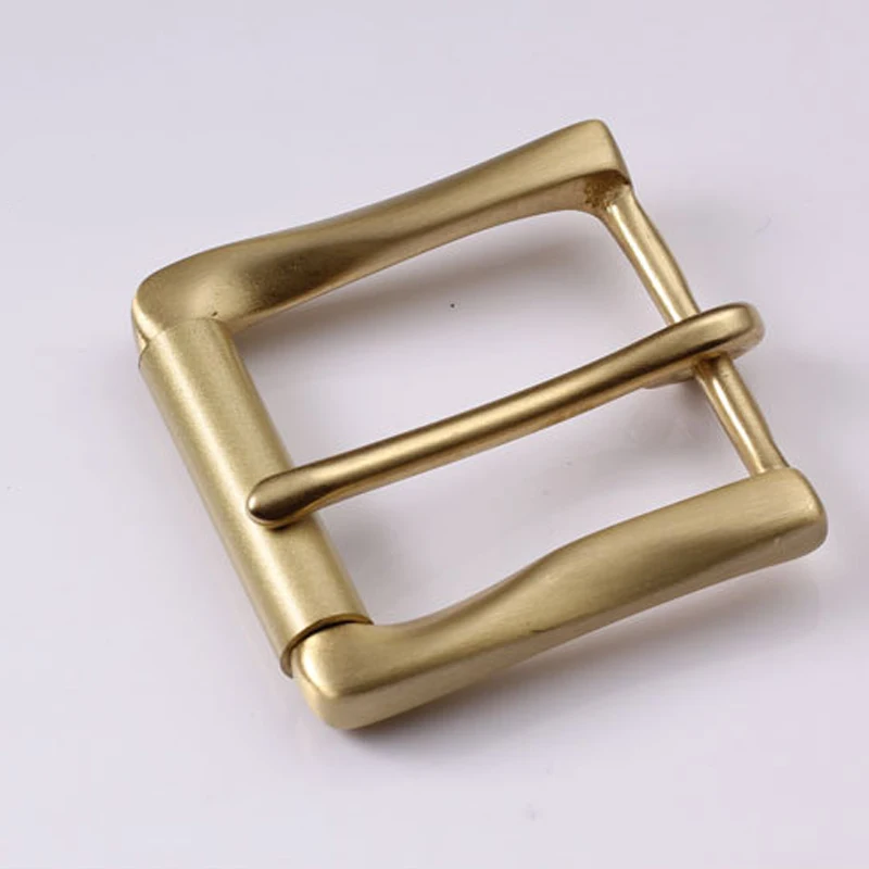 40mm Copper Free Single Prong Solid Brass Horseshoe Belt Buckle DIY Leathercraft Metal Accessories 402