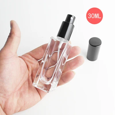 Flcopropriété de sexuellement en Verre Portable, 3ml, 10ml, 20ml, 30ml, 50ml, avec Atomiseur en Aluminium, Étui Africsexuellement pour Voyageur