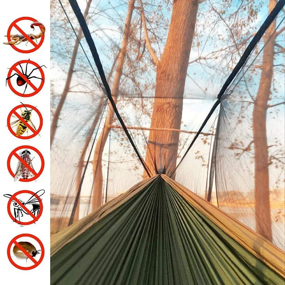 Ultralight Mosquito net Parachute Hammock with Anti-mosquito bites for Outdoor Camping Tent Using sleeping for Outdoor Campiing