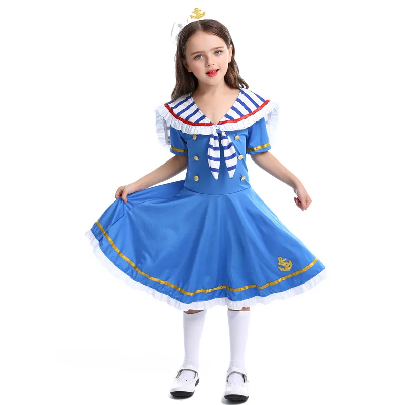 S-L Bol Halloween Marin Costumes Enfants Uniformes De La Marine Pour Enfants, Cosplay Carnaval Pourim Parade Masade Tim Py Play Party fur s