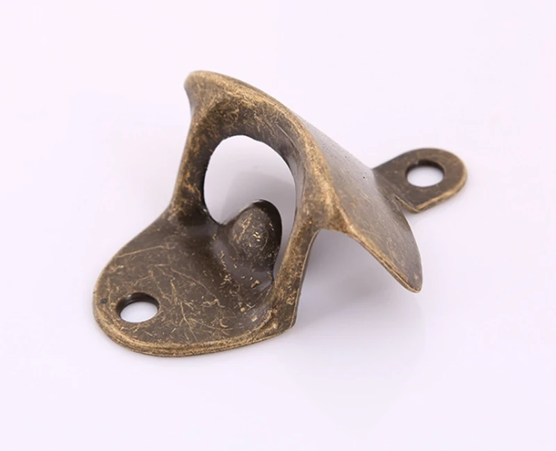 

100pcs/lot Vintage Bottle Opener Wall Mounted Wine Beer Opener Tool Bar Drinking Accessories Home Kitchen Party Supplies