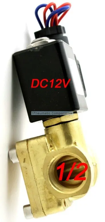 

High Quality 1/2'' 230 PSI Electric Solenoid Valve 12-VDC Normally closed Diaphragm Valve 0927200