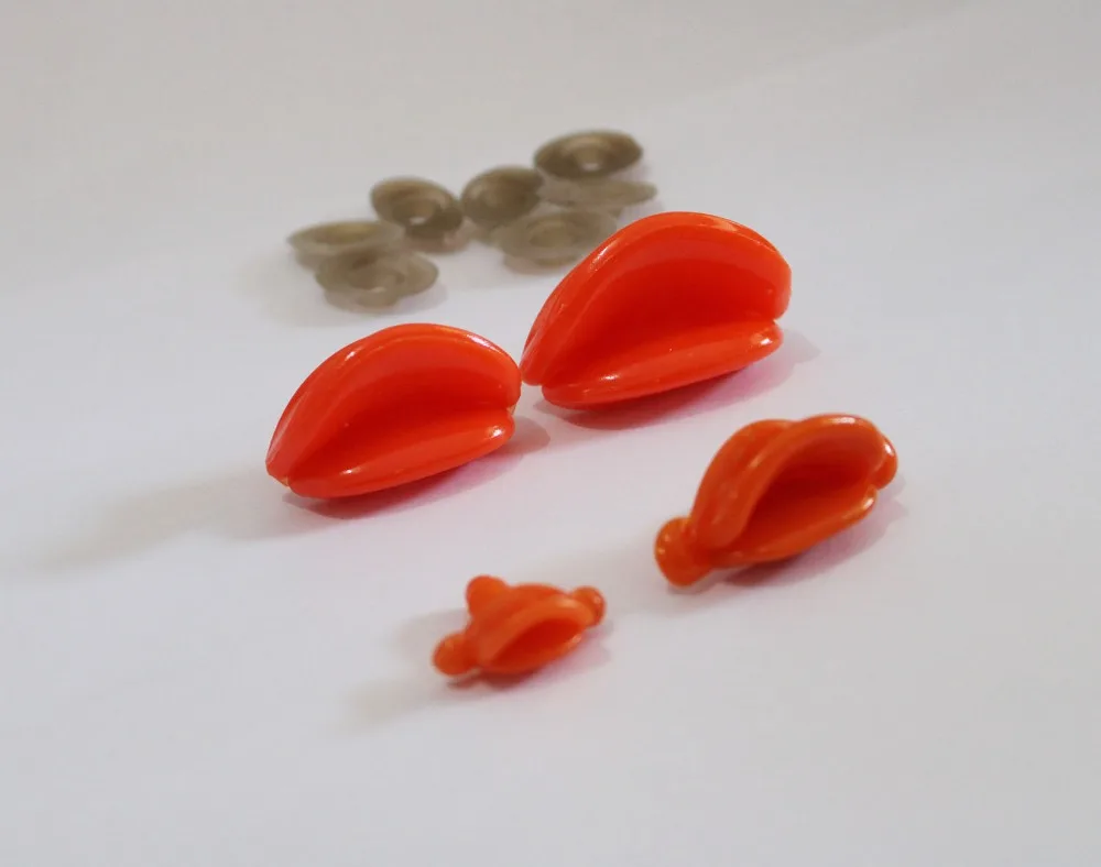 10pcs 25x10mm/42x18mm/42x22mm/47x25mm plastic toy mouth animal duck mouth & hard washer for diy plush doll findings-zise option