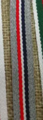 New 10mm 20mm 2 meter Length grey red grosgrain Ribbon Printed stripe Ribbons DIY Handmade Clothing Bags accessories material