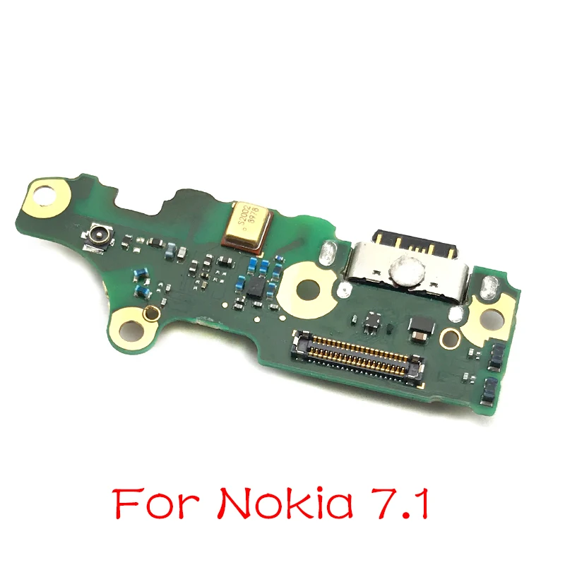 1Pcs，NEW Full Chip For Nokia 7.1 Micro Dock Connector Board USB Charging Charge Port Flex Cable