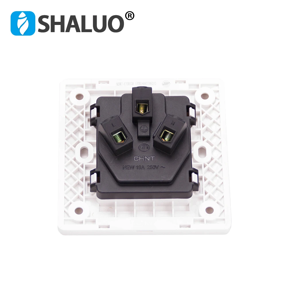 New Home Wall Power Supply Socket Switch Plug Base For Air Conditioner 16A Three Pins Home Wall Socket Australia Style Plug