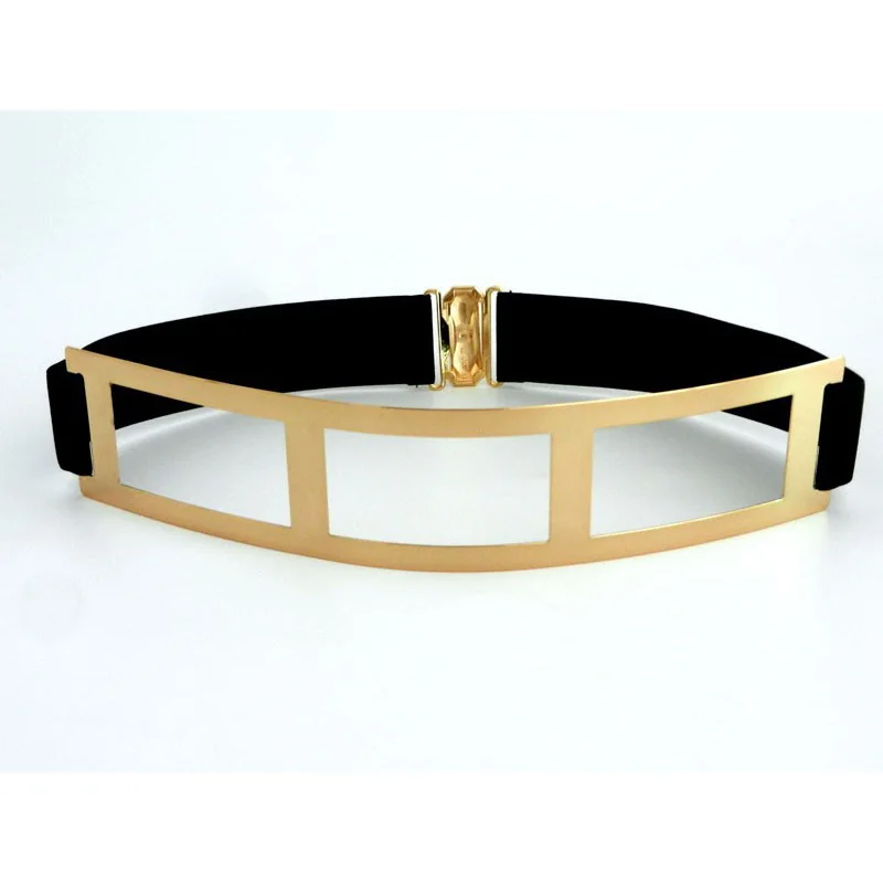 

Belts for Women Gold keeper Black Summer Style Elastic Belt Cinturones Mujer Woman Apparel Accessory