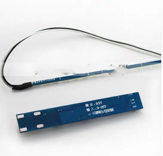 2pcs x LCD Laptop Dimable LED Backlight Lamps Adjustable Light Update Kit Strip+Board 9-25V Input