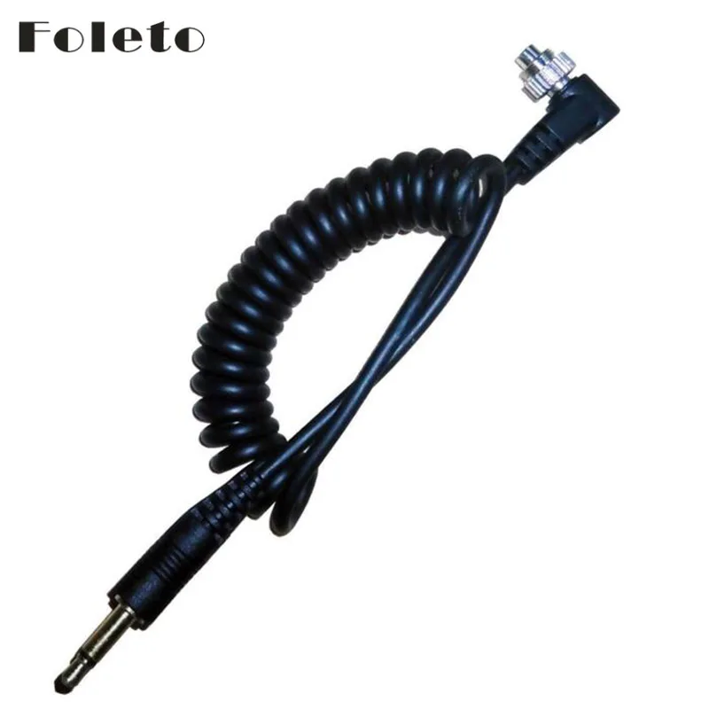 

Foleto Flash Cable PC-3.5MM Photo Stutio Accessories Male PC Sync Line for Flash light Trigger Speedlite Stutio light 3.5mm SYNC