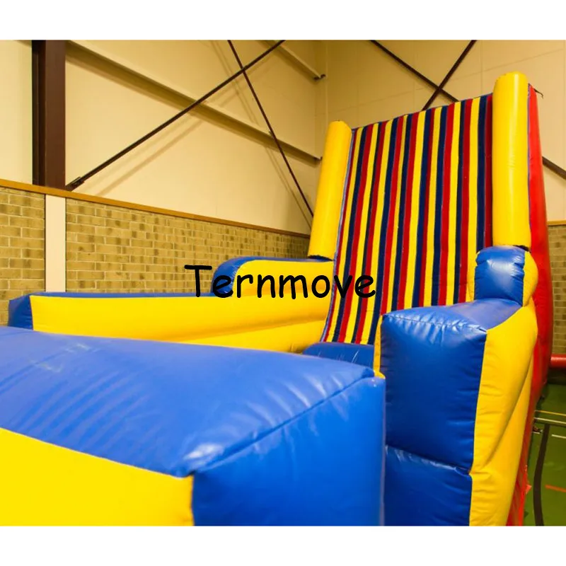 

hot selling inflatable sticky wall jumping sport games toys customized inflatable stick wall kids and adult