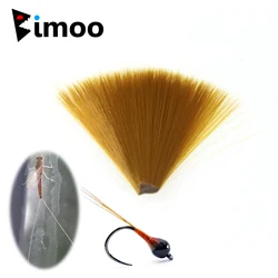 Bimoo-Brown Nylon afilado Flutuante Mosca Amarrando Material, Diâmetro Fino, Mayfly Cauda, Fibra Perdigon Ninfa Caudas