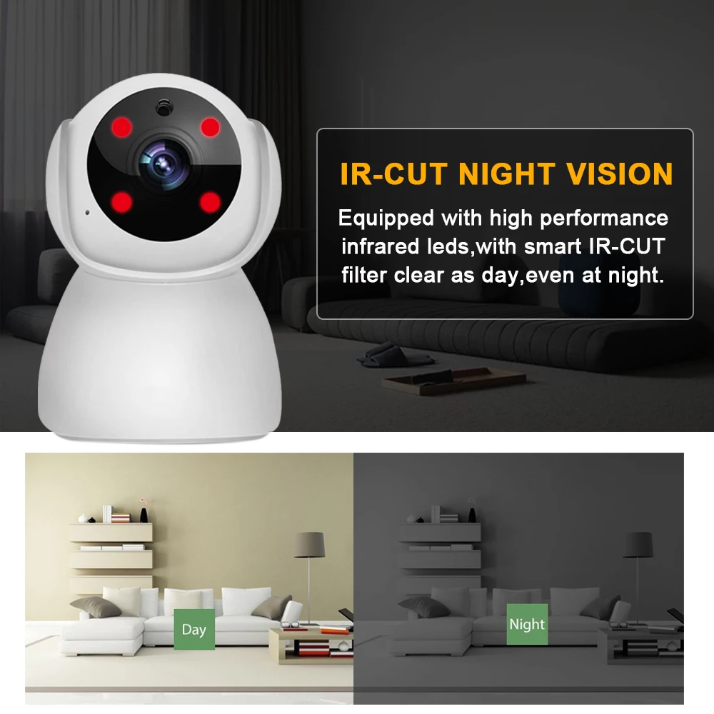 WIFI 1080P P2P Outdoor Wireless I R Cut Security IP Camera Night Vision 2.0MP Image Sensor Baby Pet Home Office