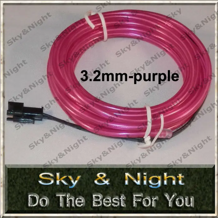 5M-3.2MM Neon light/EL rope+ 3V-Inverter/controller with Free shipping