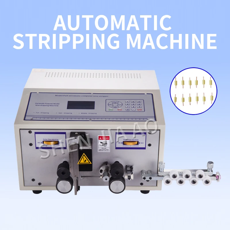 Tự Động Máy Tính Tuốt Dây Máy Vỏ Tắt Tiếng Bằng Khí Nén Cáp Vuông Nhỏ Đôi Dòng Cắt Đa Tiếp Tuyến Chức Năng