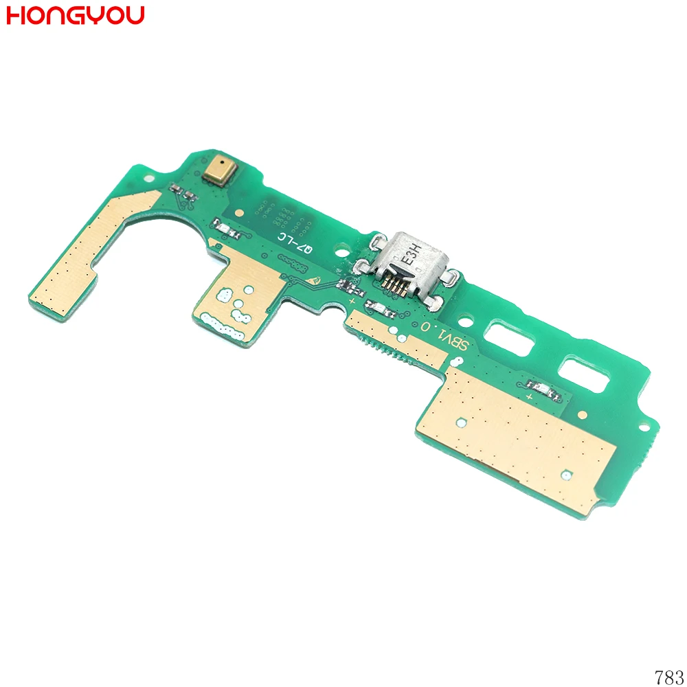 Port ładowania USB stacja dokująca do wtyczki łącze typu Jack ładowania giętki kabel do płytki drukowanej z mikrofonem dla ZTE Blade S6Lux Q7