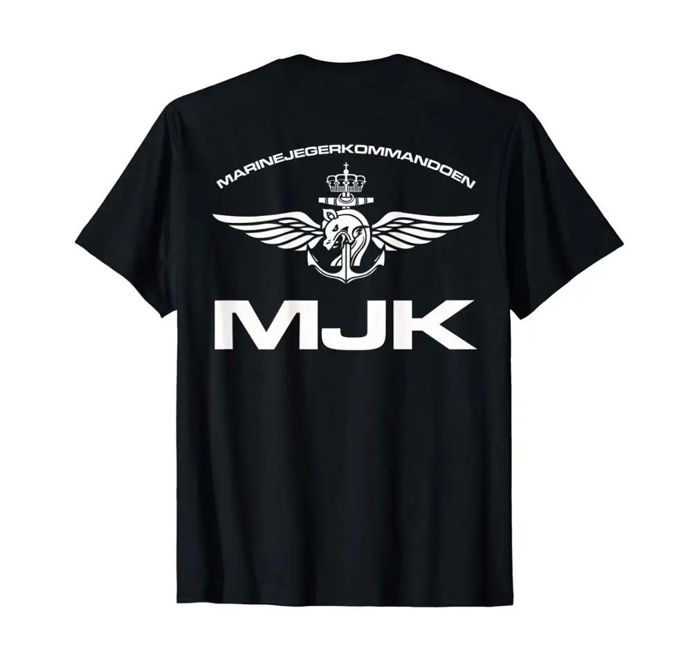 Mjk Marinejegerkommandoen Norwegian Navy Sf T-Shirt Double Side 2019 New Brand Cheap Sale 100 % Cotton Funny Shirts