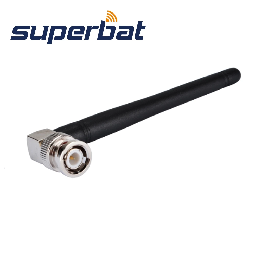 Superbat 3dbi 2.4GHz Omni BNC Male Right Angle WIFI Antenna for Wireless Router &WLAN PCI Card