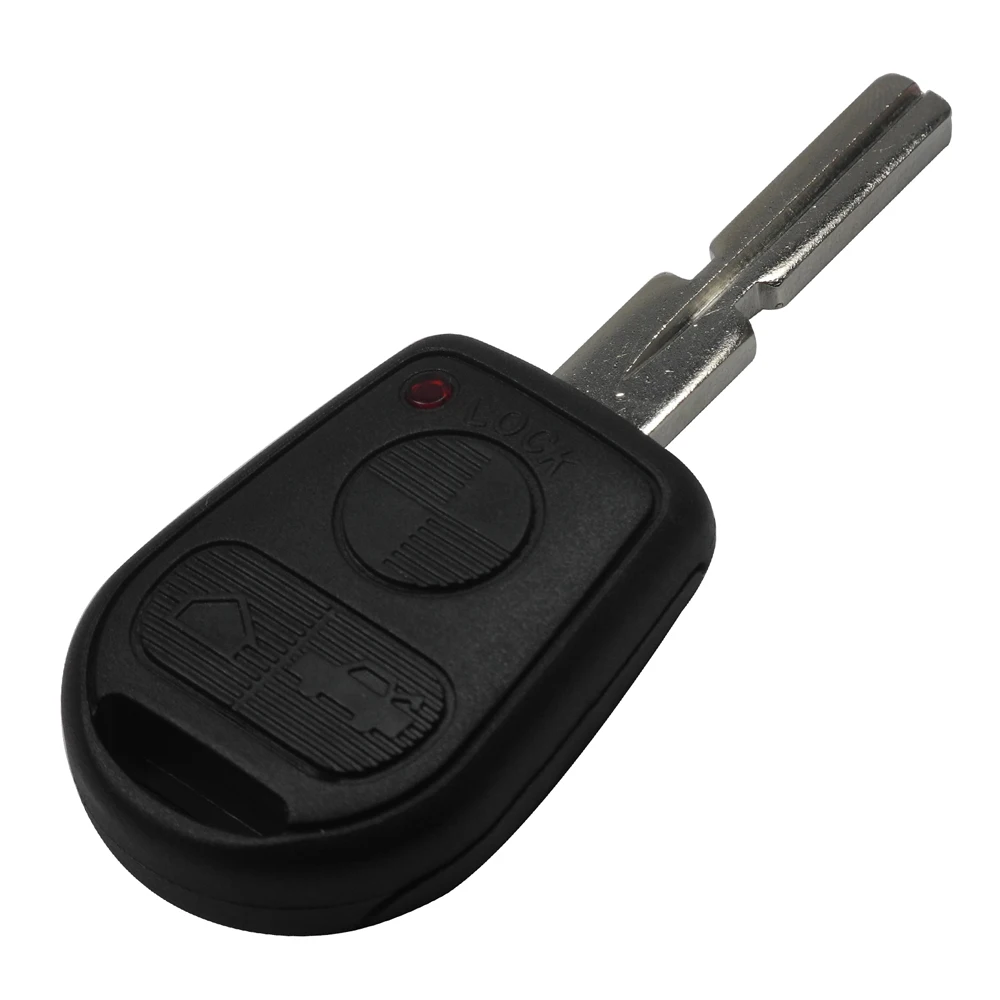 Jingyuqin Remote Car Key Shell for BMW E31 E32 E34 E36 E38 E39 E46 M3 Z3 Z4 X5 325i 330i 325ci 330ci 325xi 330xi 2/3 BTN