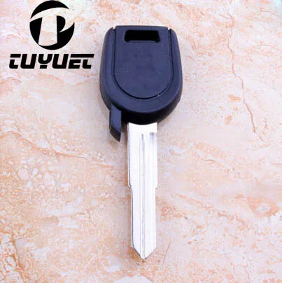 10PCS Blank Transponder Key Shell  for Mitsubishi with Left Right Blade(Can Install Chip) Car Key Case With Logo