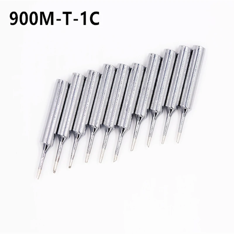 900M-T-1C 10pcs Lead Free Soldering Iron Tips For HAKKO 907/933/852D+/936 Soldering Station Electric Replaceable Welding Heads