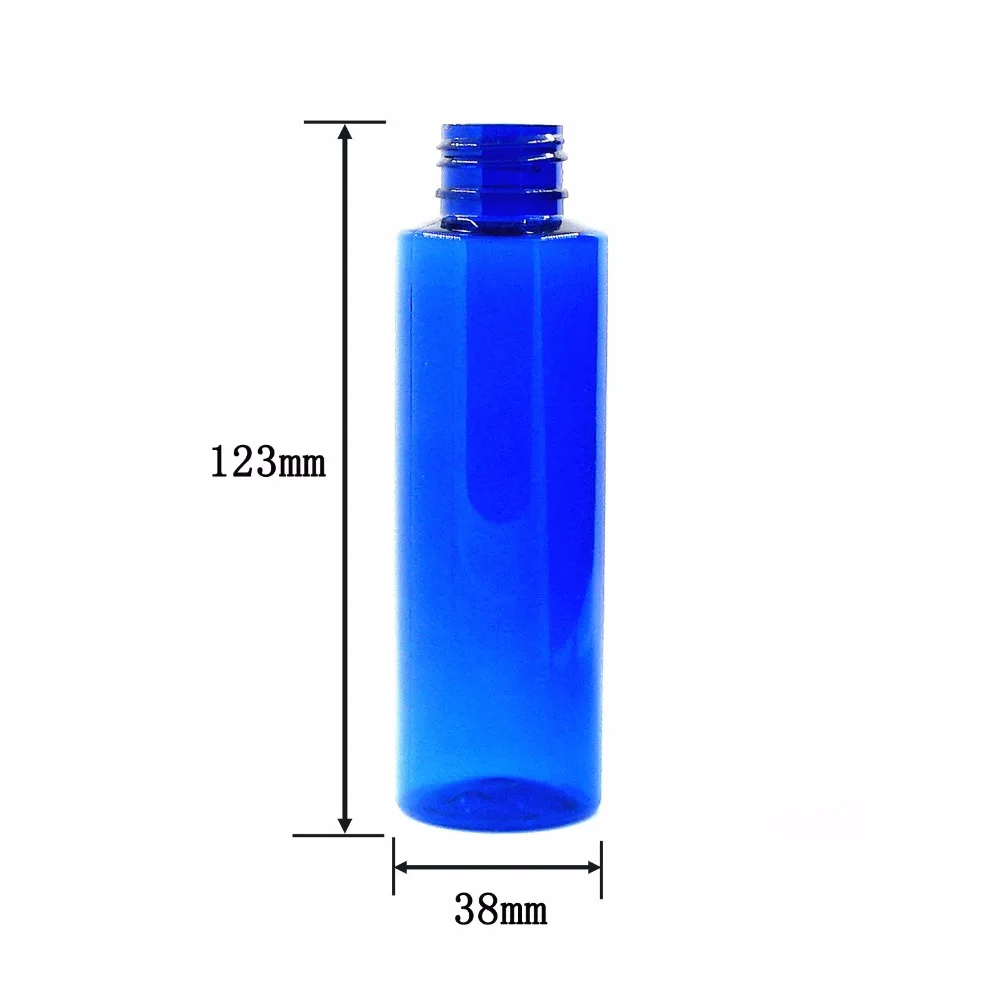 30ml 100ml empty clear/blue Cylinder Plastic  pet bottle with white/black/transparent fine mist,sprayer for travel  refiill