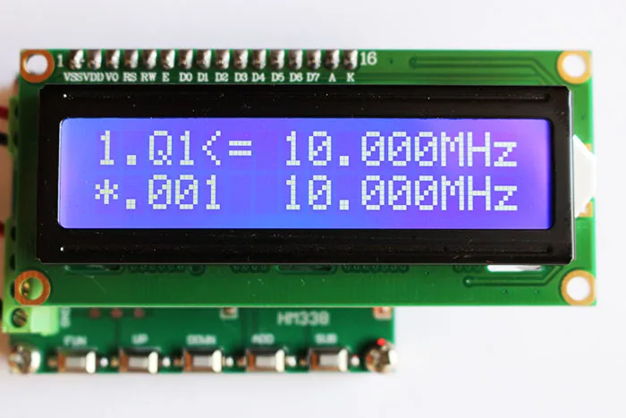 Free shipping HM338 Pulse generator signal source three way frequency division Digitl VFO 1~150M