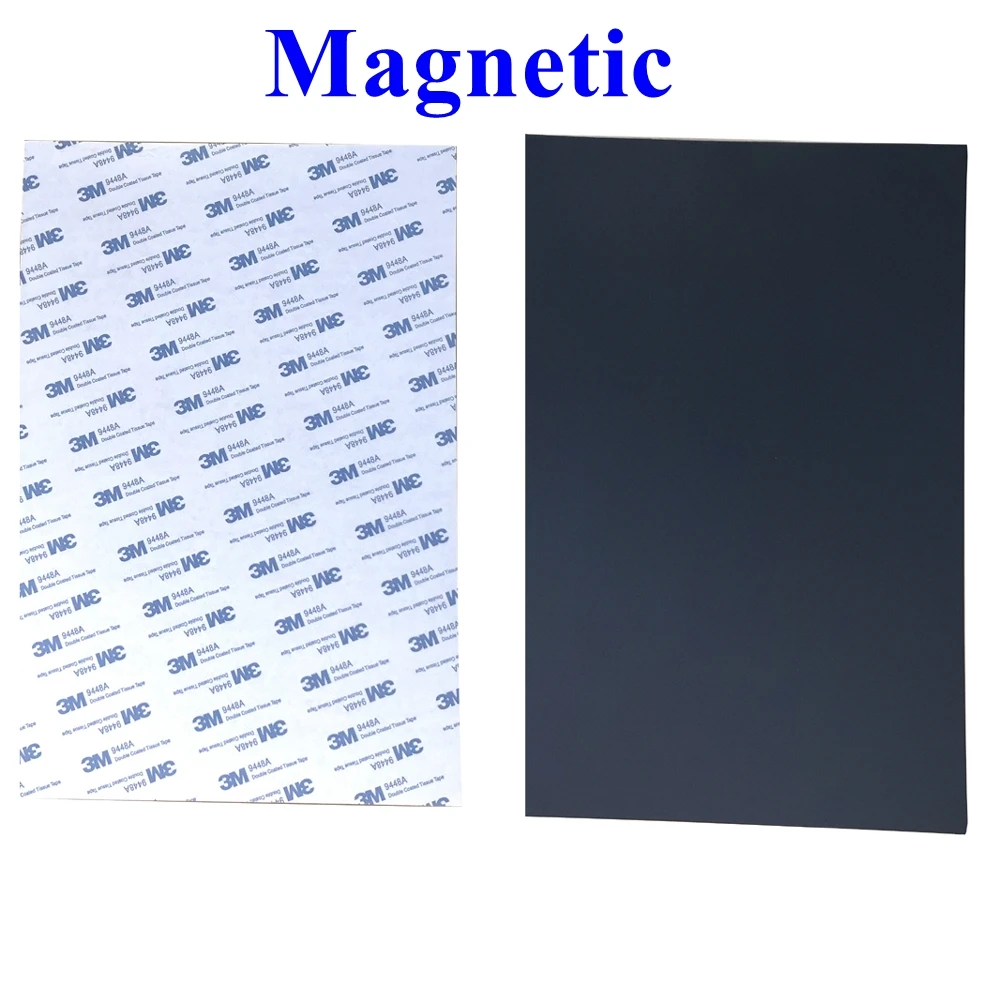 

300x200mm Adhesive Magnetic Print Bed Tape Printing Surface Sticker Flex Plate black build tape For 3D Printer