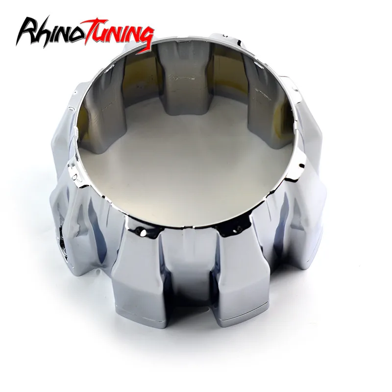 RhinoTuning 4pcs OD 166mm Wheel Center Hubcap Open End Alloy Wheels Fit ION 171 174 C101710-0 Auto Replacement Parts Wheel Cap