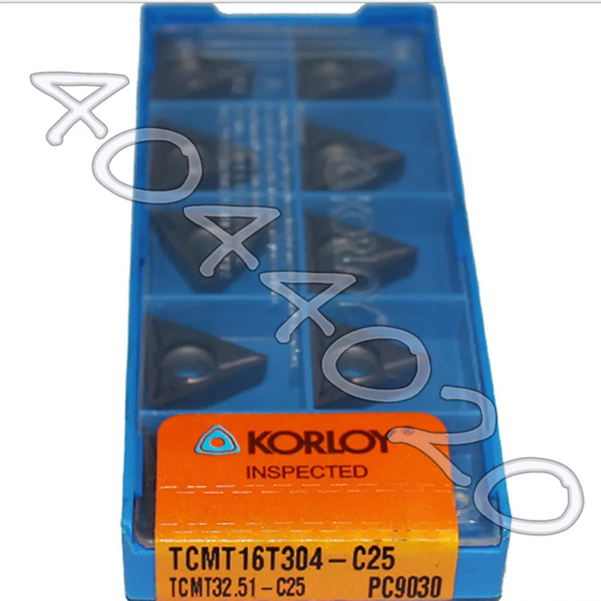 KORLOY  TCMT16T304-C25 PC9030 Carbide Insert TCMT Inserts