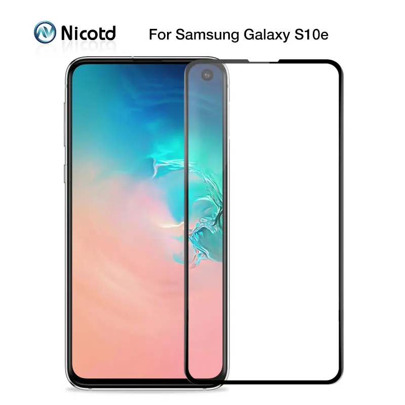 Nicotd Tempered Glass For Samsung Galaxy S10e J4 Plus J6 J8 A6 A8 A7 2018 Screen Protector M20 M30 A30 A50 Protective Glass Film