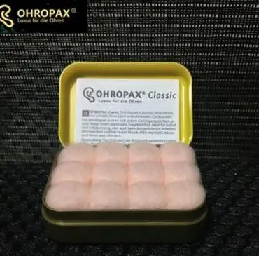 6pairs Original Ohropax Classic Wax Earplugs Comfortable Wax Ear Plugs Traval Sleeping Noise Reduction Earplugs