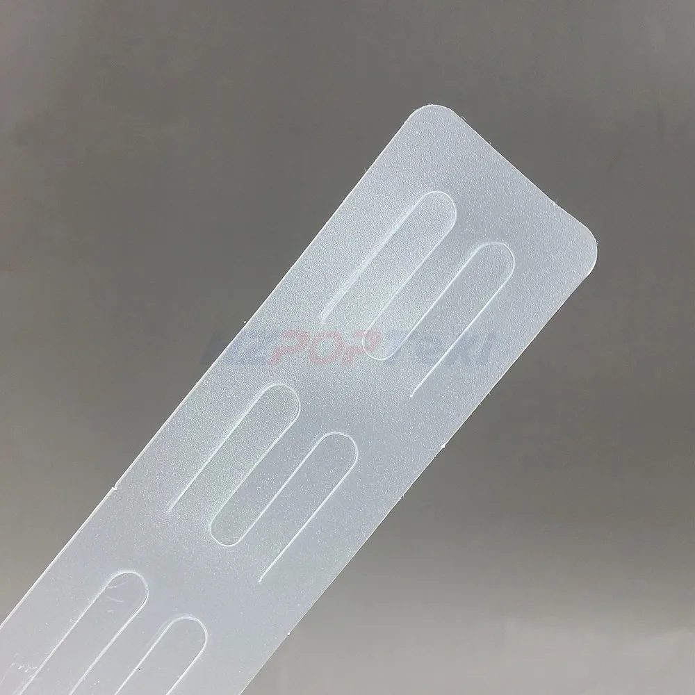 Plástico PP Clip Strips para loja de varejo, exibição de commodities, varejo e supermercado, 300PCs, L54cm