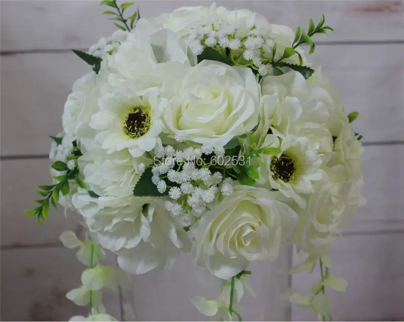 SPR NEW!!Free shipping!10pcs/lot wedding road lead artificial flowers wedding table centerpiece flower balls decorations