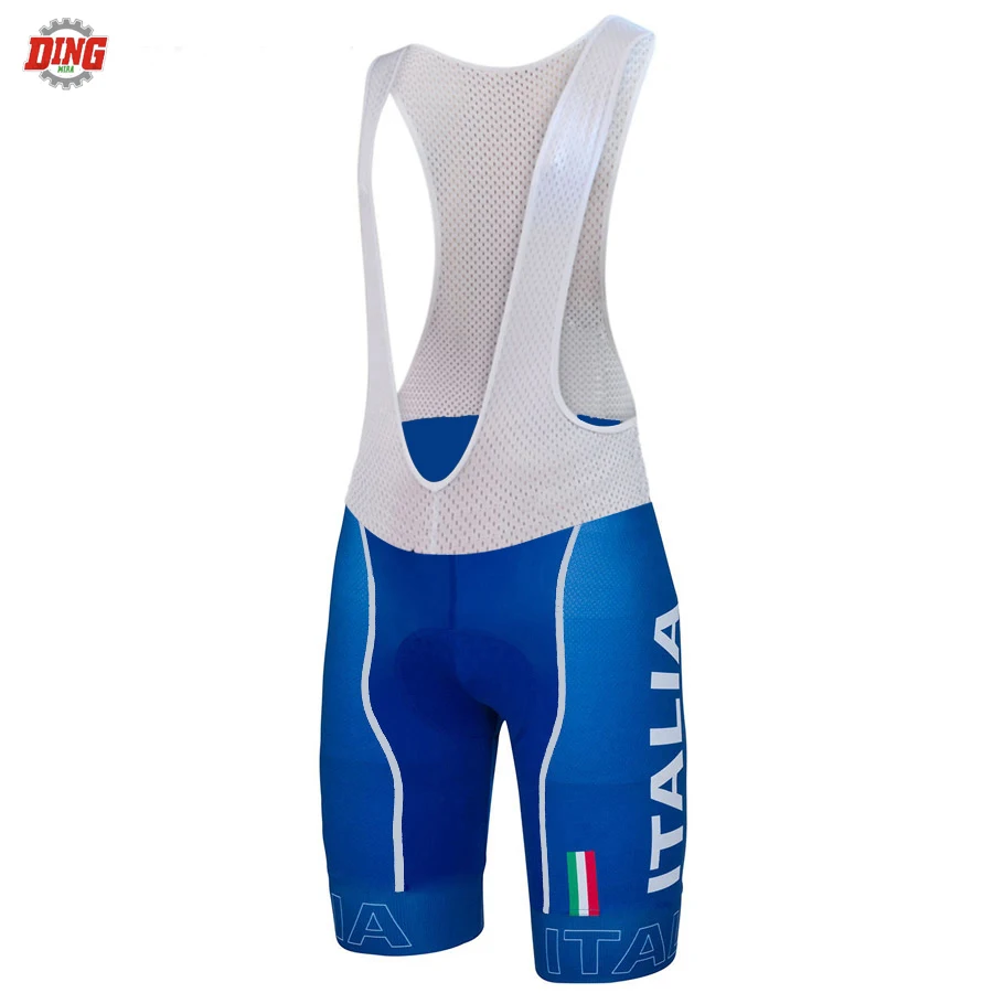 Italy TEAM ITALIA NEW white cycling jersey set ropa Ciclismo men short sleeve team bike wear jersey set bib shorts Gel Pad MTB
