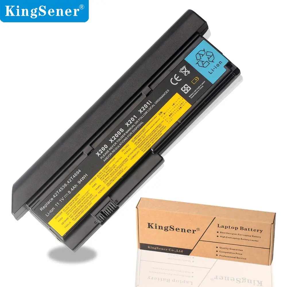 

KingSener New Laptop battery For Lenovo IBM ThinkPad X200 X200S X201 X201I 42T4834 42T4535 42T4543 42T4650 42T4534 45N117