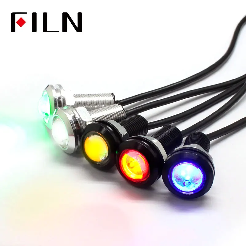 Car LED Bulb COB Turn Signal Fog Daytime Running Light DRL 12V HeadLight Reverse Light Parking Auto Lamp 18MM 1.5W Super Bright