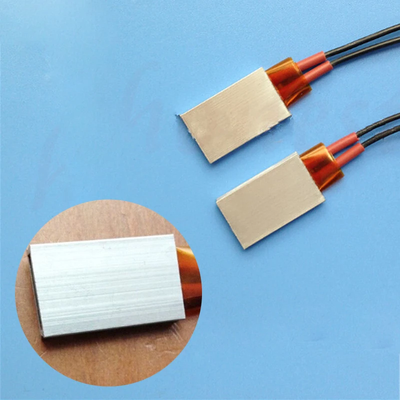 12V AC DC 50W Thermostat PTC Heating Element Constant Temperature Heater Plate