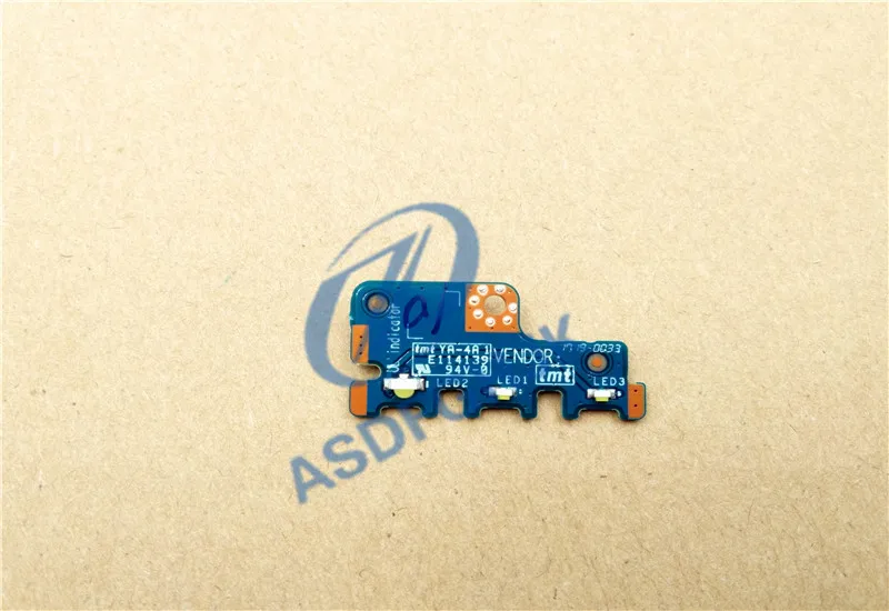 NEW GENUINE FOR DELL Precision 7510 7710 LED INDICATOR BOARD AAPA0 LS-C544P 0HCCXN HCCXN 100% Test Ok