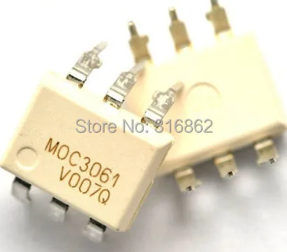 

MOC3061 MOC 3061 OPTO DIP-6 ROHS ORIGINAL 20PCS/LOT Free Shipping