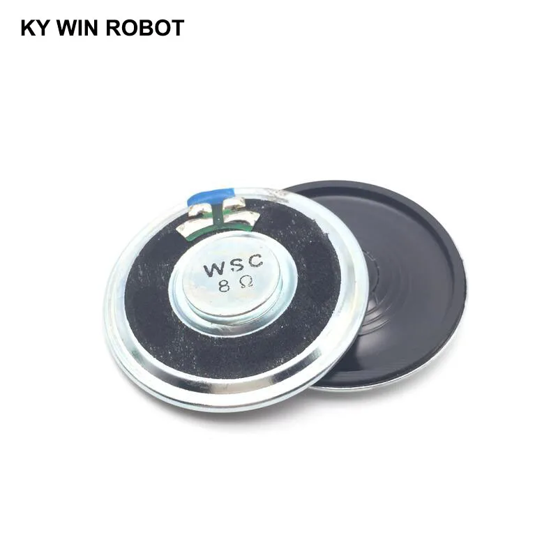 2 pçs/lote novo alto-falante ultra-fino 8 ohms 2 watt 2 w 8r alto-falante diâmetro 45mm 4.5cm espessura 5.5mm