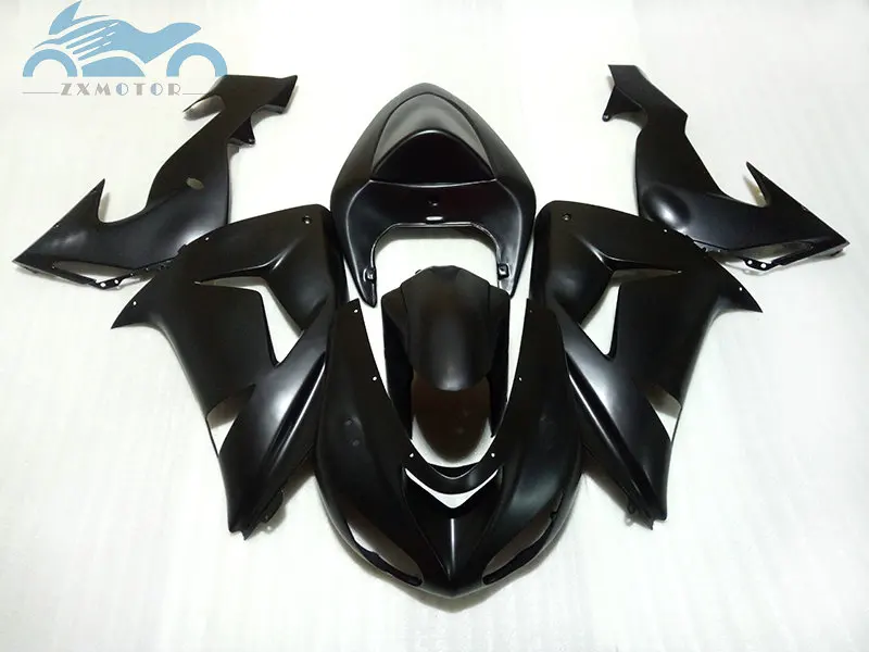 Upgrade your Motorcycle fairings kit for KAWASAKI Ninja 2006 2007 ZX10R aftermarket fairings kit 06 07 ZX 10R matte black parts